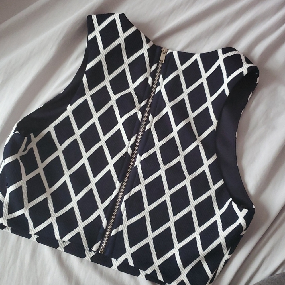 Formal crop top